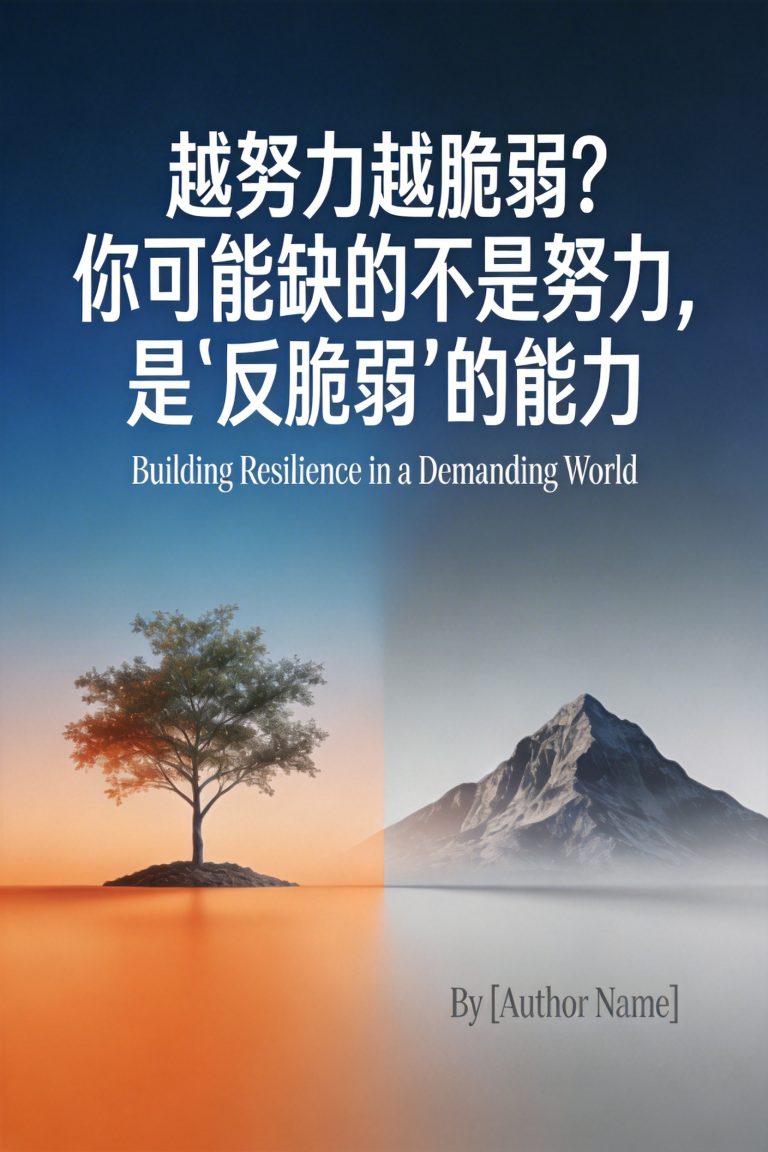 越努力越脆弱？你可能缺的不是努力，是”反脆弱”的能力