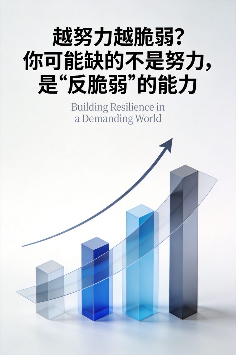 越努力越脆弱？你可能缺的不是努力，是”反脆弱”的能力